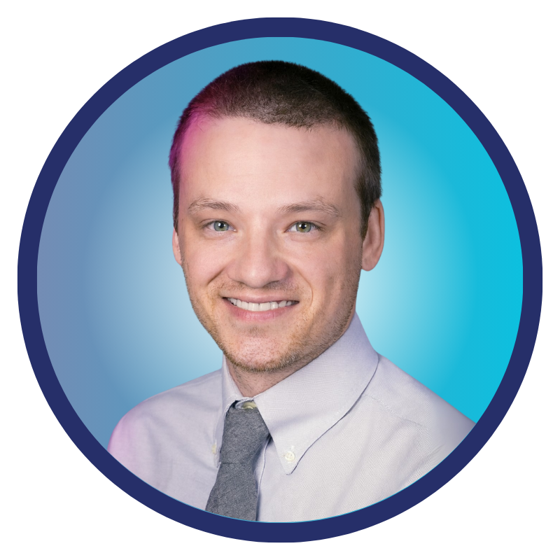 RichMeeker, Tech Support Omni~View - headshot with blue circle background - About Us