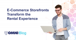 E-Commerce Storefronts Transform the Rental Experience - Omni~Blog, Omni~View - man holding laptop, smiling