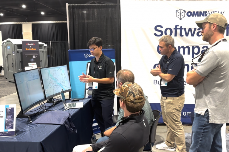 demo of omni-view at PSAI Trade Show